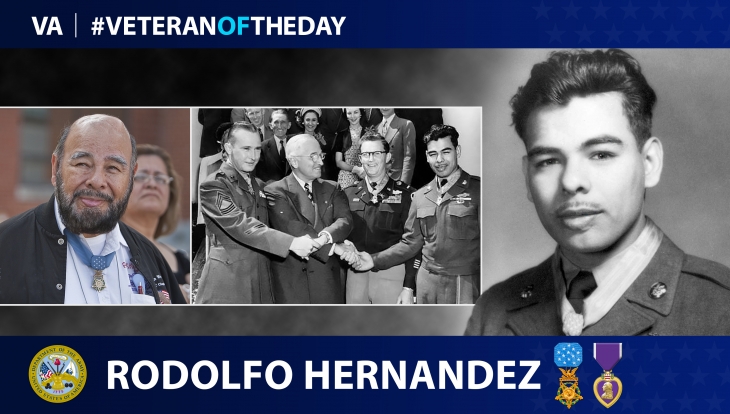 Army Veteran Rodolfo Hernández is today’s Veteran of the Day.