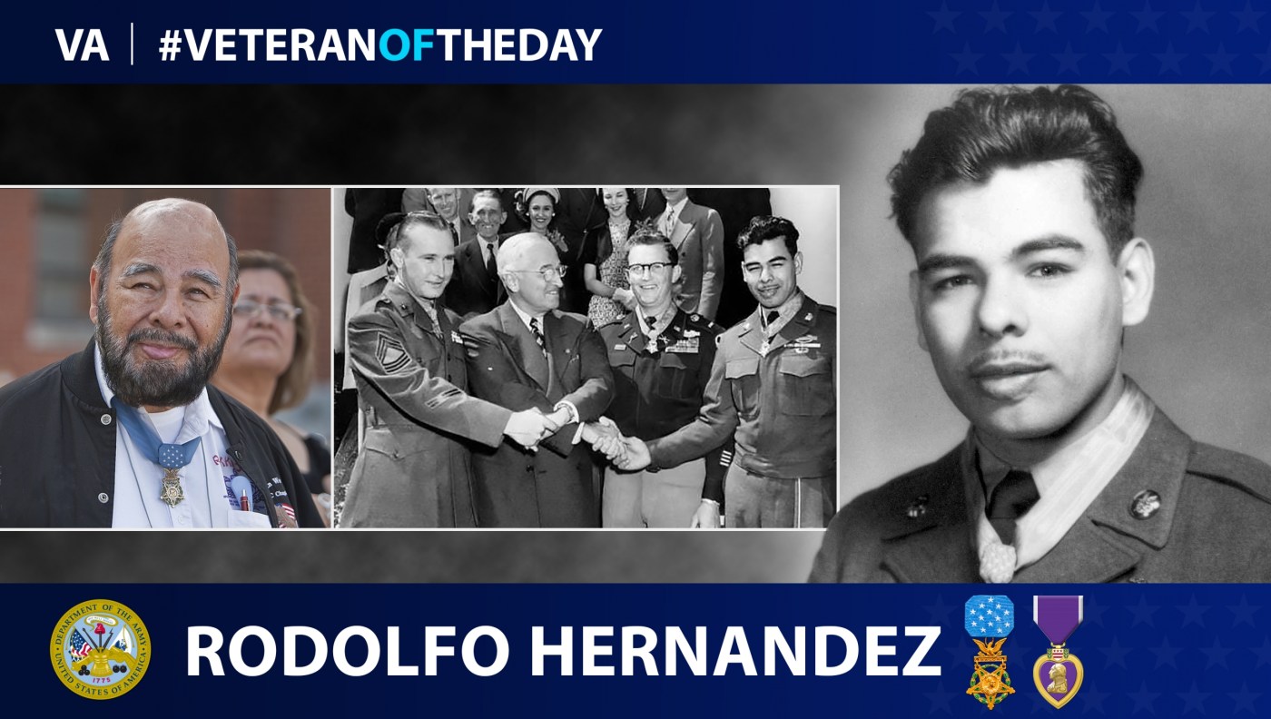 #VeteranOfTheDay Army Veteran Rodolfo Hernández