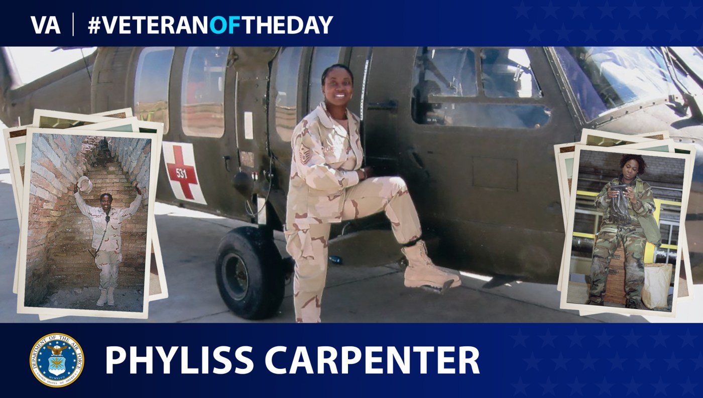 Air Force Veteran Phyliss Carpenter is today’s Veteran of the Day.