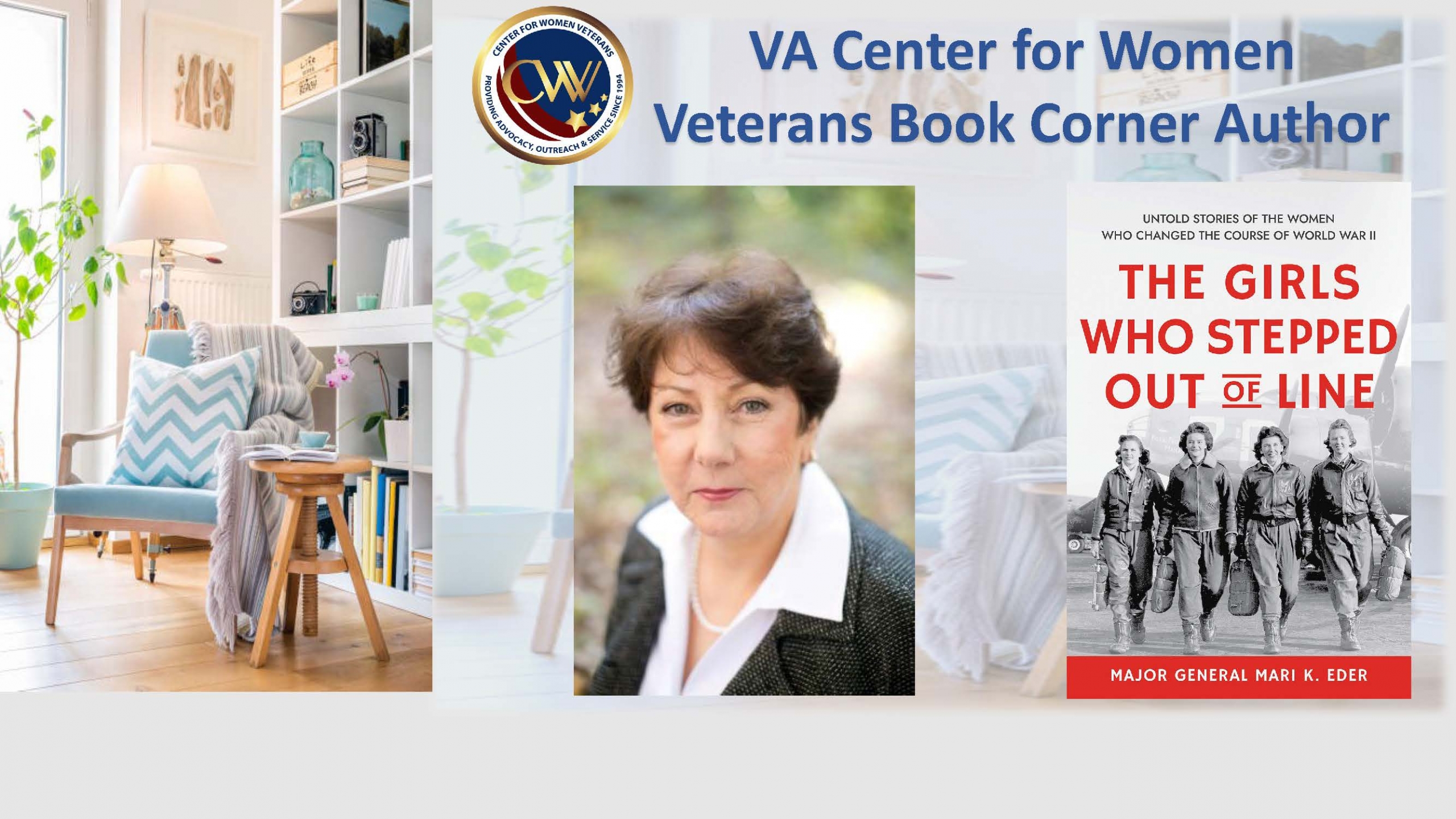 Center For Women Veterans Book Corner May Army Veteran Mari K Eder Va News 