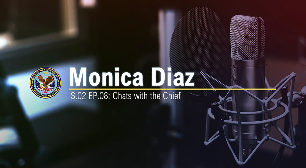 Chats with the Chief banner, Monica Diaz