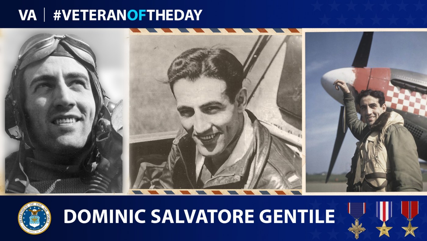#VeteranOfTheDay Army Air Forces and Air Force Veteran Dominic “Don” S. Gentile