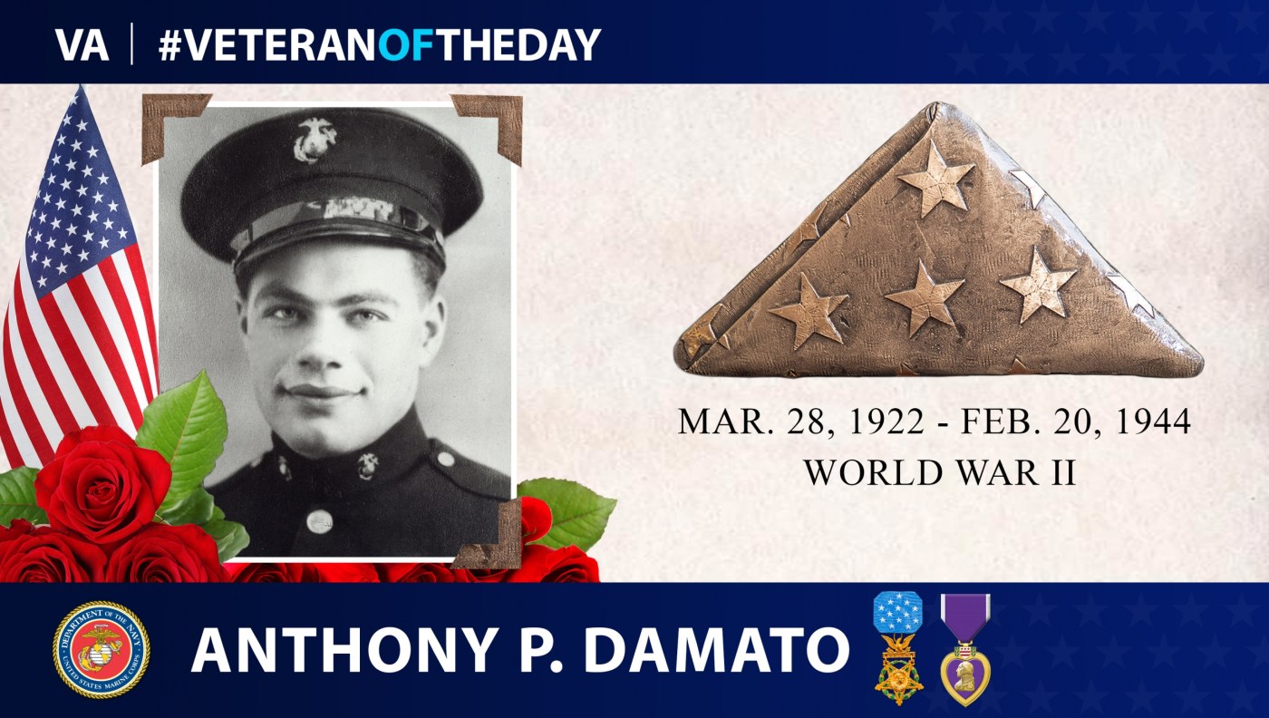 #VeteranOfTheDay Marine Corps Veteran Anthony P. Damato