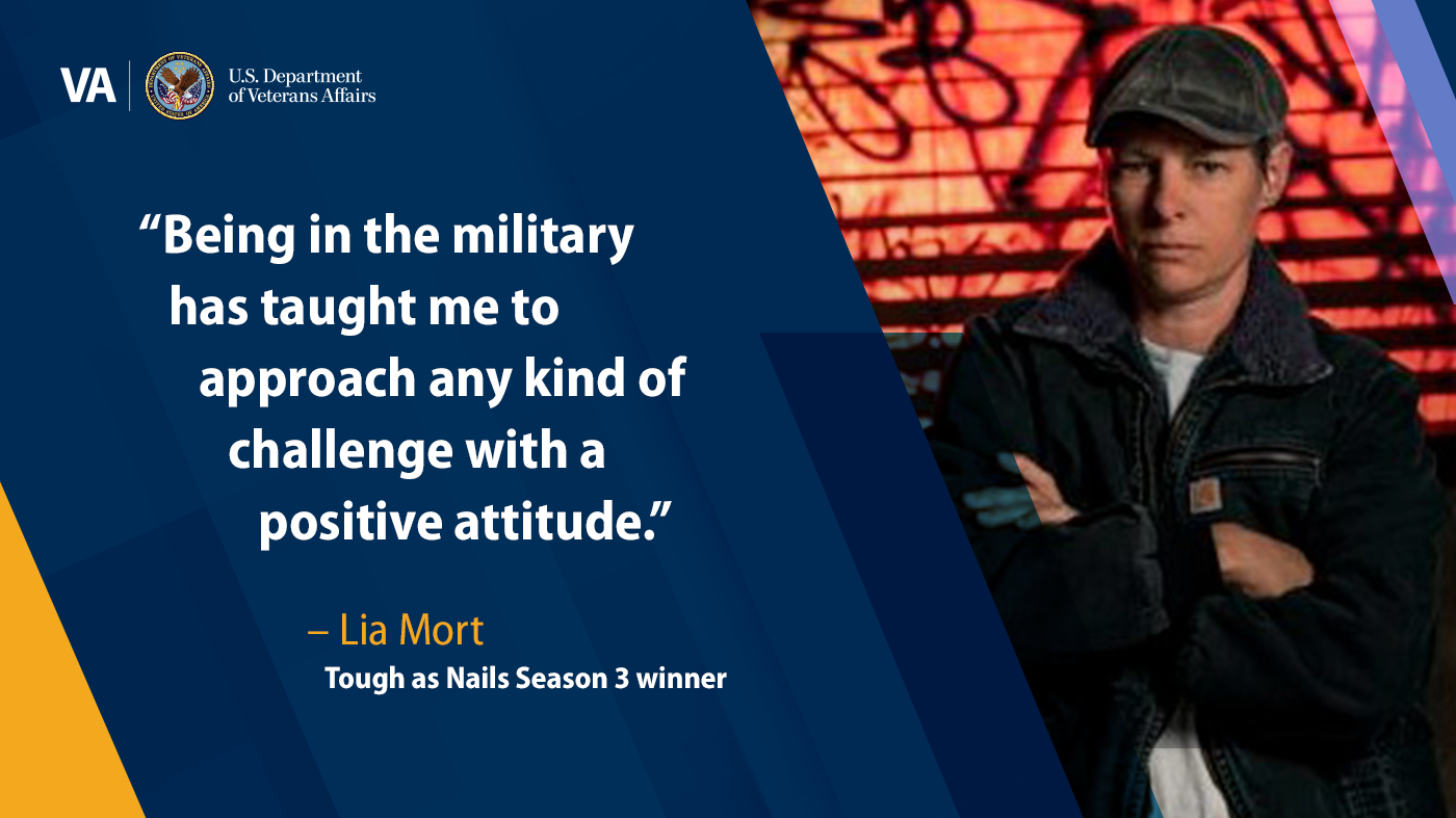 Talking VA and the Veteran experience with “Tough as Nails” winner Lia Mort