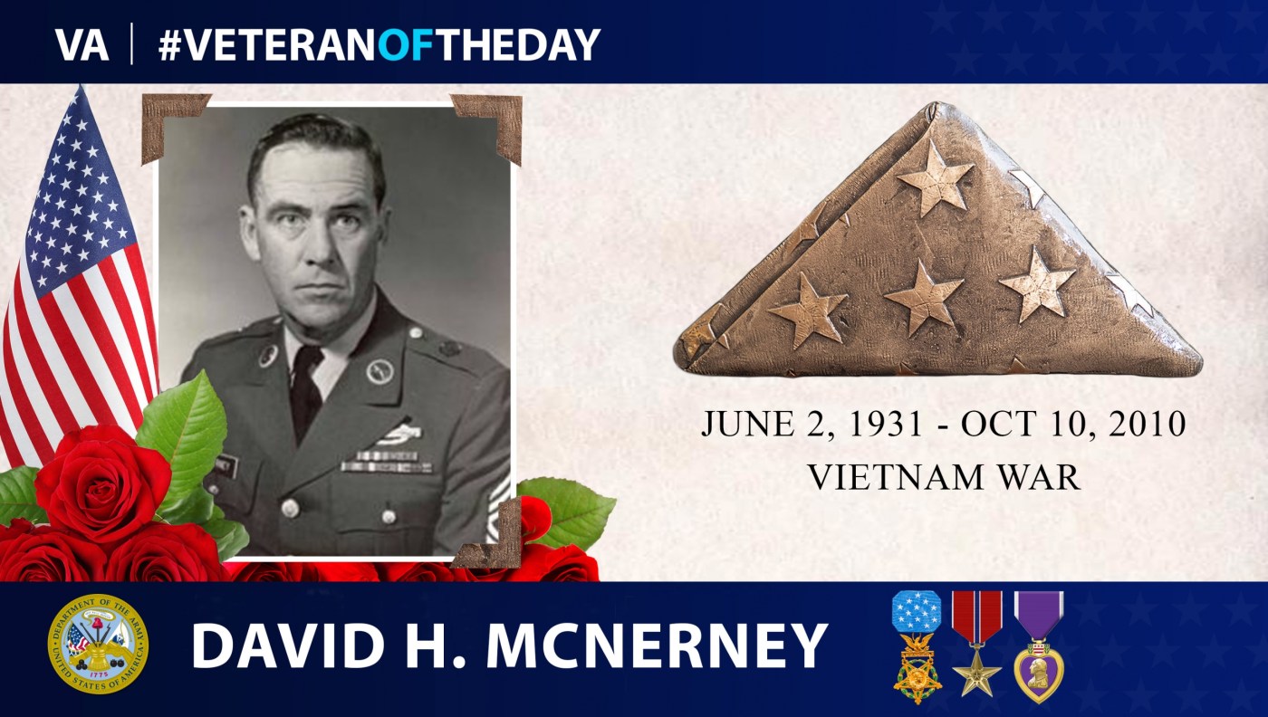 #VeteranOfTheDay Army Veteran David H. McNerney