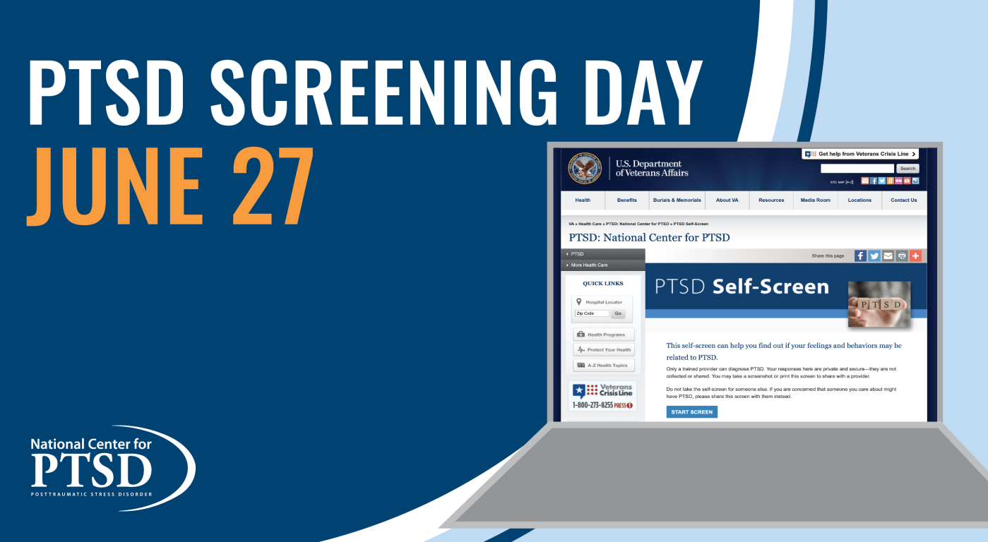 PTSD Screening Day: Knowing is the first step