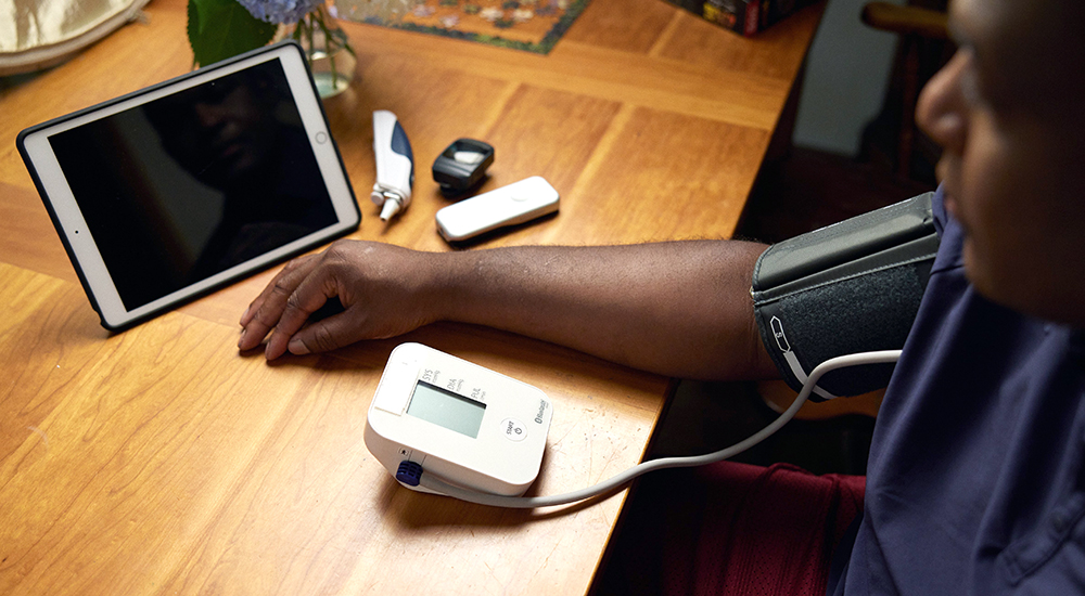 Video Blood Pressure Visits a virtual alternative