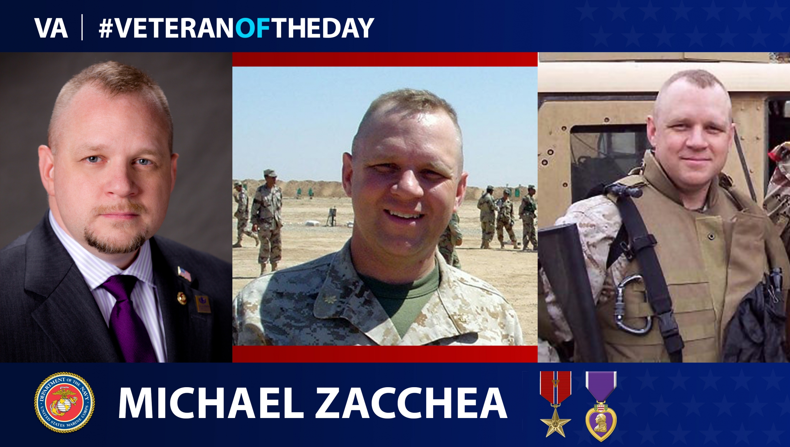 Marine Corps Veteran Michael Joseph Zacchea is today’s Veteran of the Day.