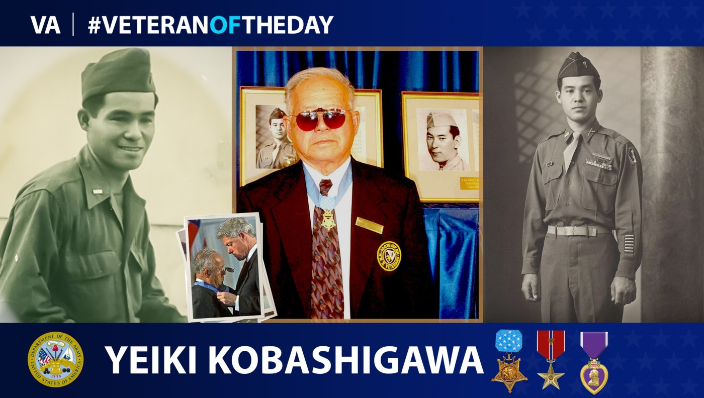 Army Veteran Yeiki Kobashigawa is today’s Veteran of the Day.