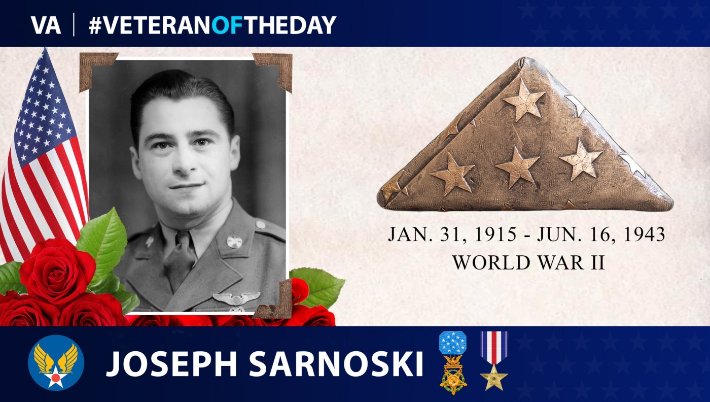 #VeteranOfTheDay Army Air Corps Veteran Joseph R. Sarnoski