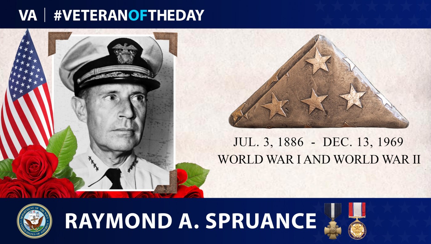 #VeteranOfTheDay Navy Veteran Raymond A. Spruance
