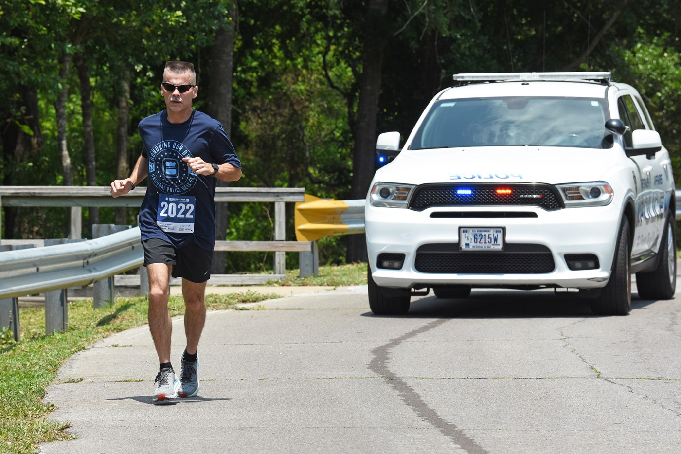 Biloxi VA Chief of Police runs to honor fallen officer