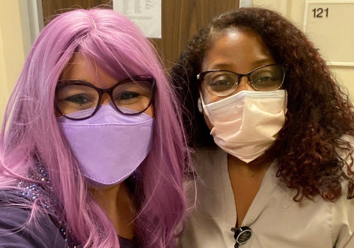 Purple Power: VA nurse goes purple to support Veteran cancer patient