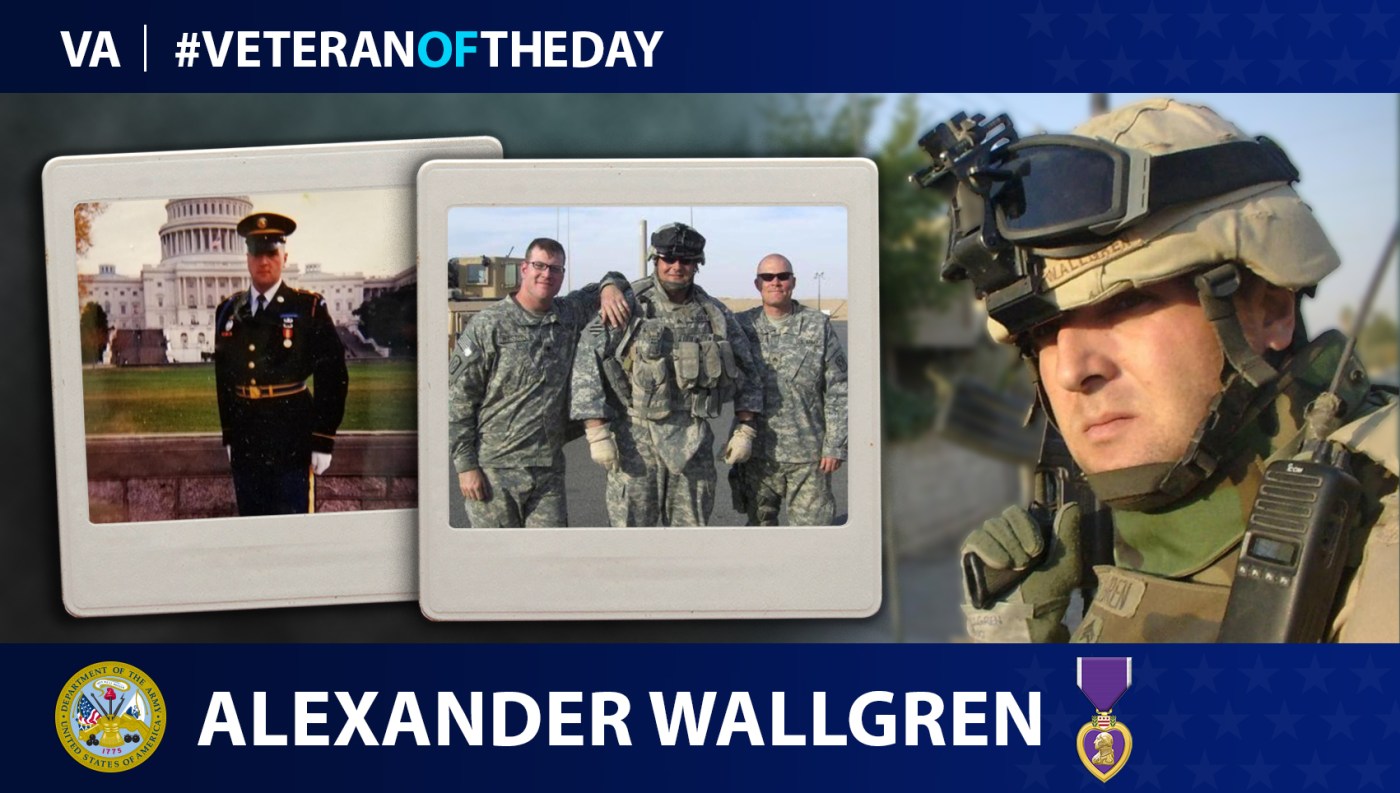 #VeteranOfTheDay Army Veteran Alexander Wallgren