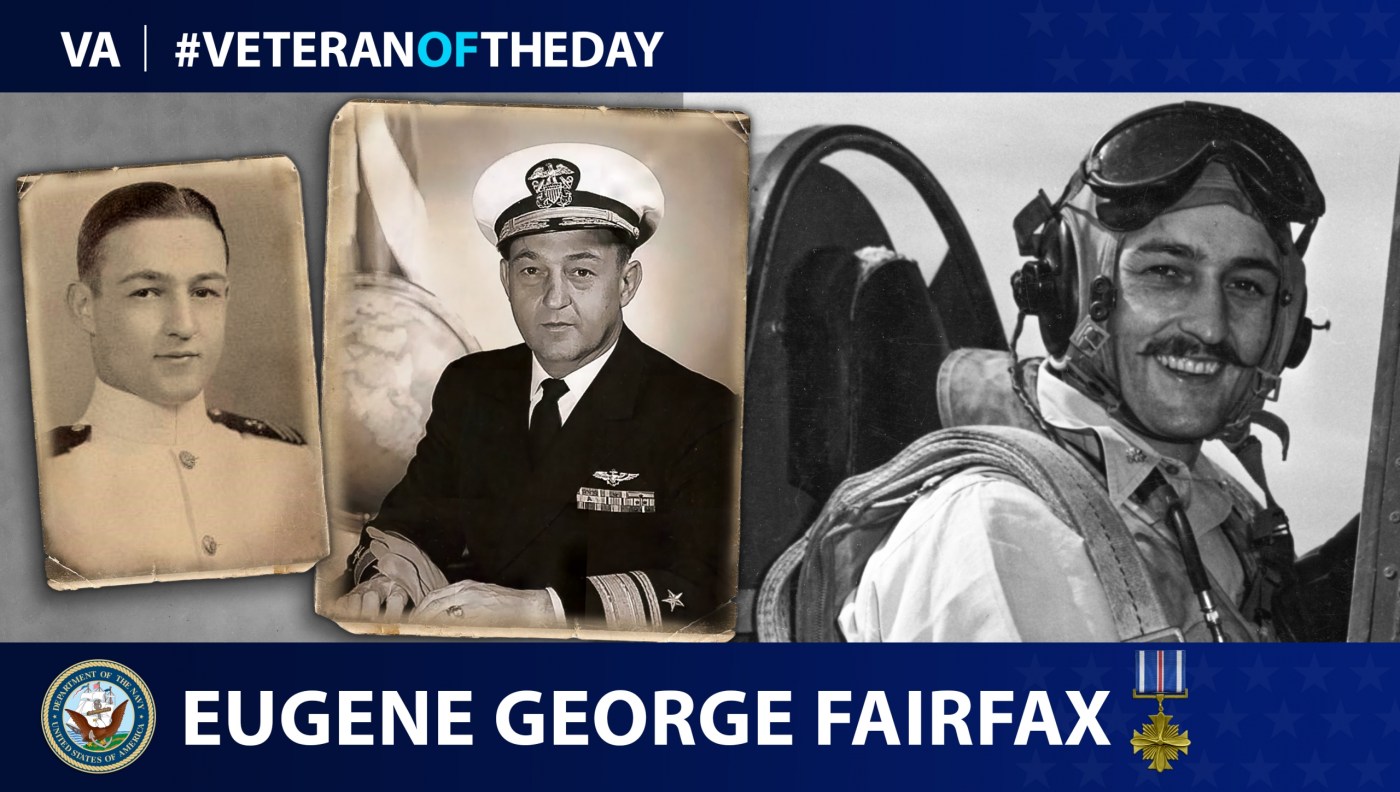 Navy Veteran Eugene George Fairfax is today's Veteran of the Day.