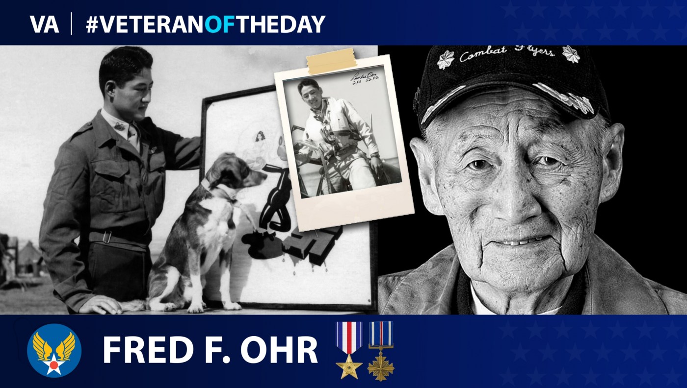 Army Air Forces Veteran Fred F. Ohr is today’s Veteran of the Day.