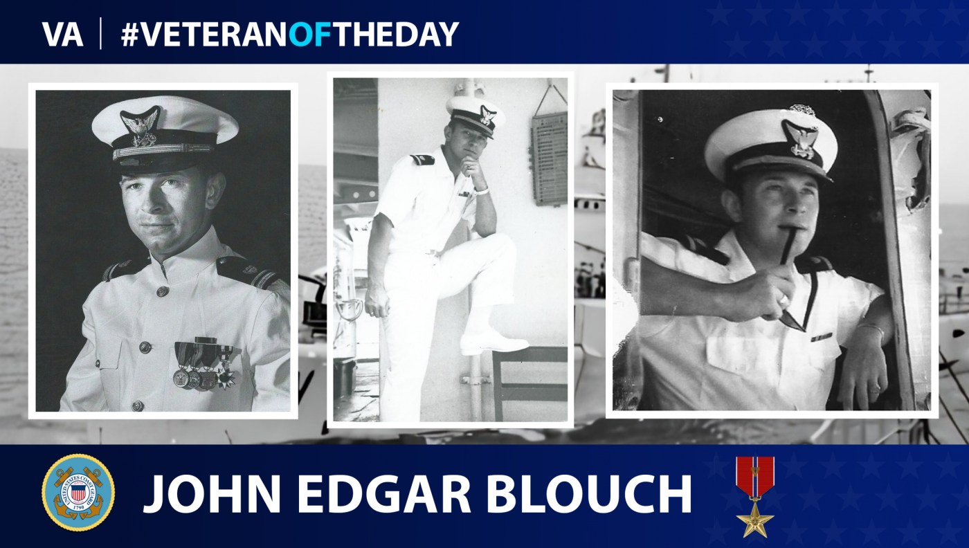Coast Guard Veteran John Blouch is today’s Veteran of the Day.