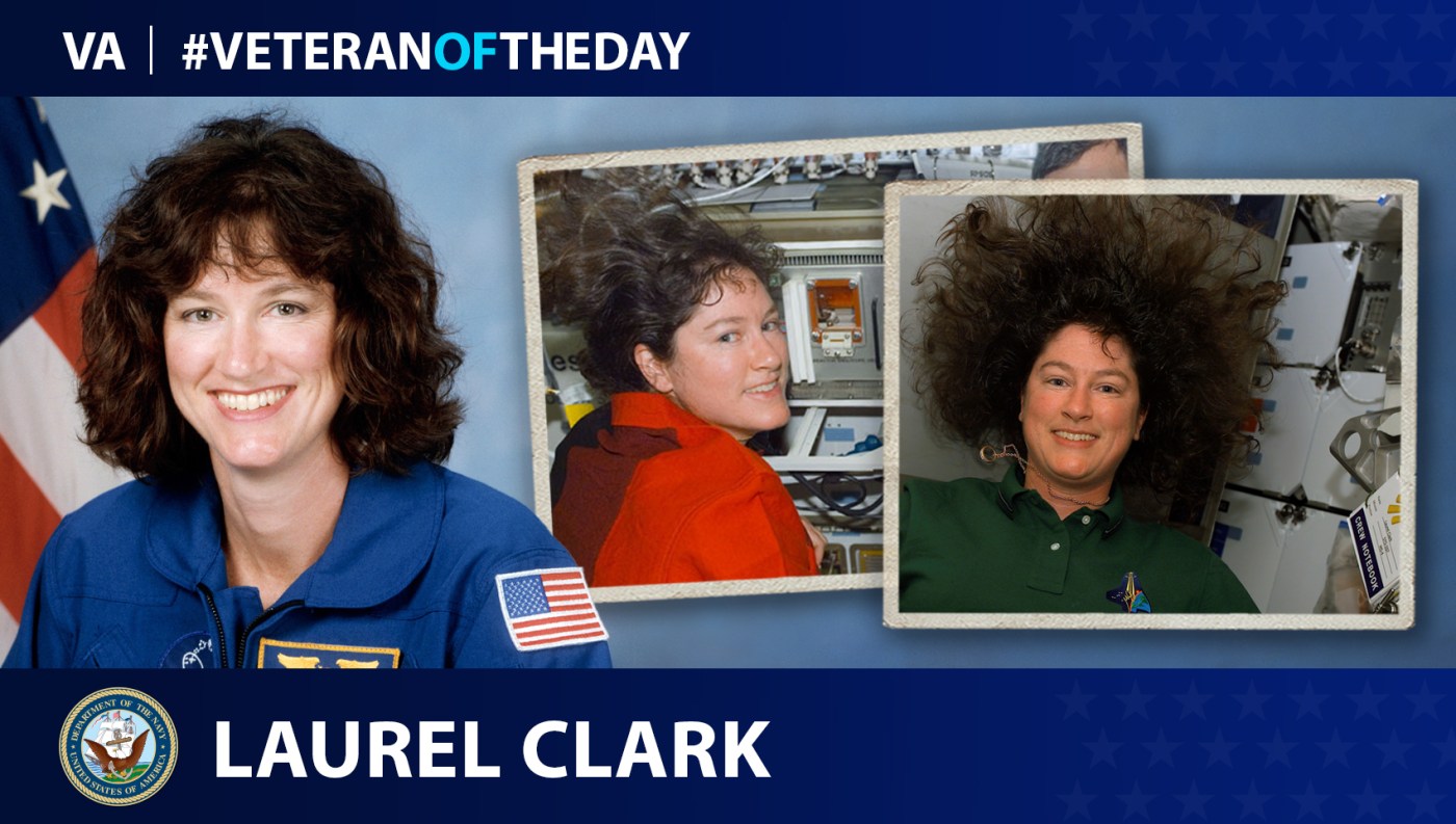Navy Veteran Laurel Clark is today’s Veteran of the Day.