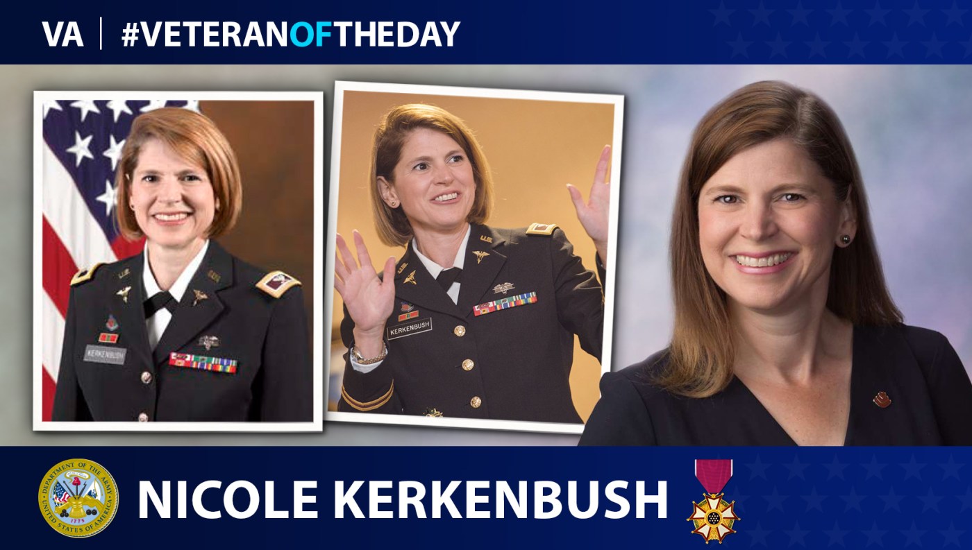 Army Veteran Nicole Kerkenbush is today’s Veteran of the Day.