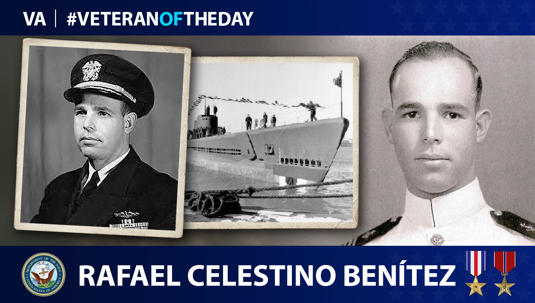 Navy Veteran Rafael Celestino Benitez is today’s Veteran of the Day.
