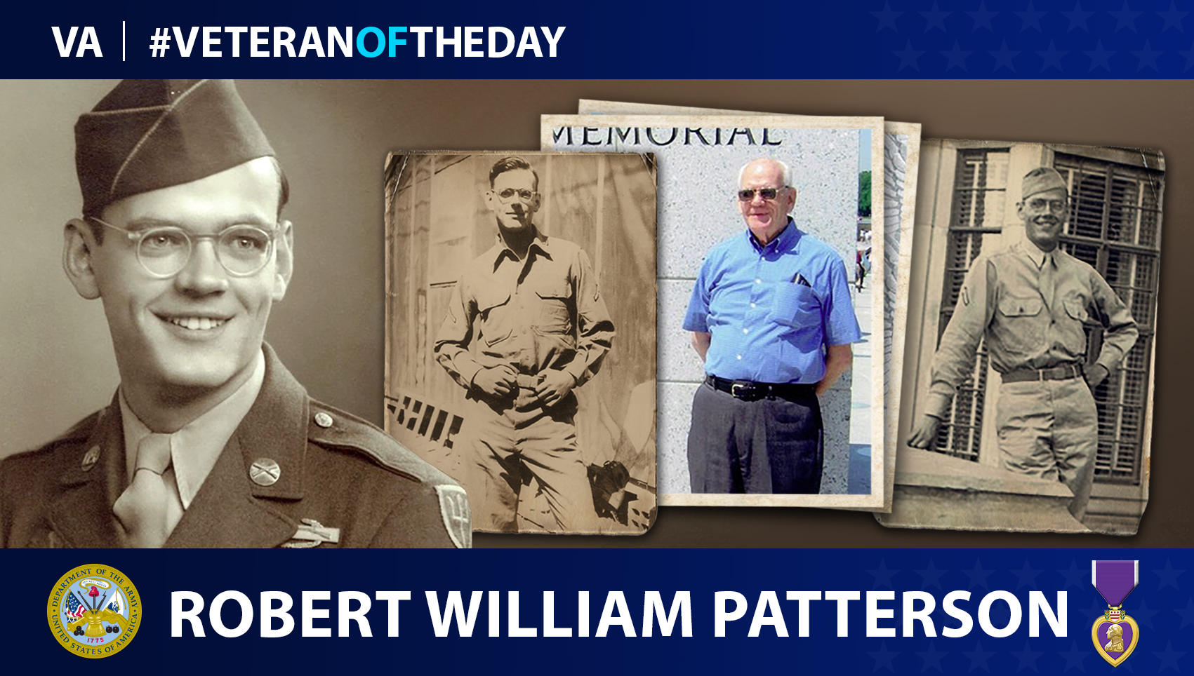 Army Veteran Robert William Patterson is today’s Veteran of the Day.