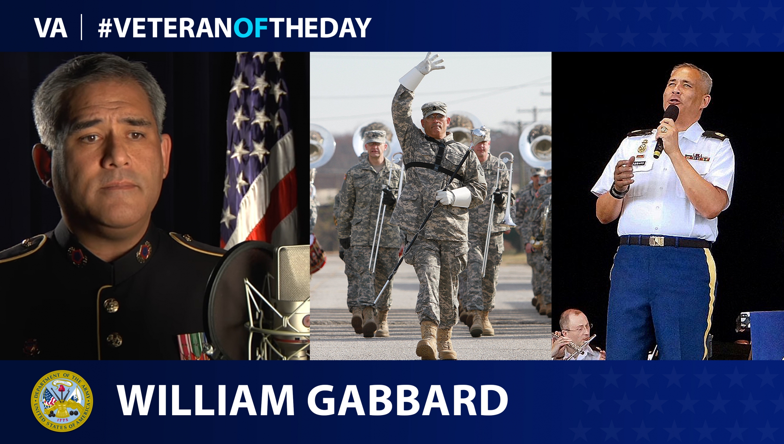 Army Veteran William Gabbard is today’s Veteran of the Day.