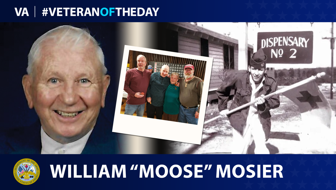 Army Veteran William John Mosier is today’s Veteran of the Day.