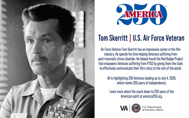 This week’s America250 salute is Air Force Veteran Tom Skerritt, who went on to be an actor, starring in films like “Alien” and "Top Gun."