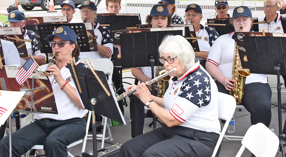 New Orleans American Legion band plays the national anthem