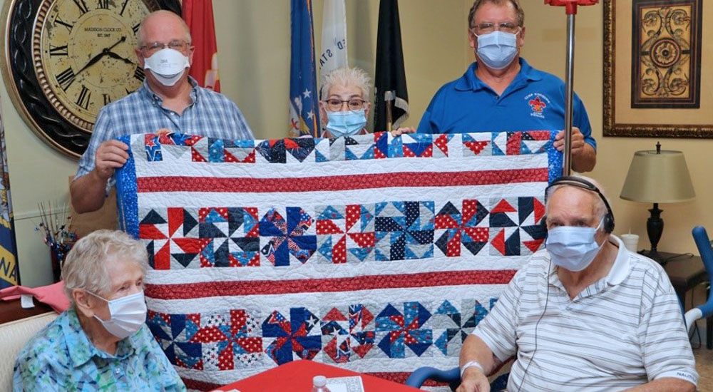 Five people celebrate Martinsburg Veteran's 100th birthday