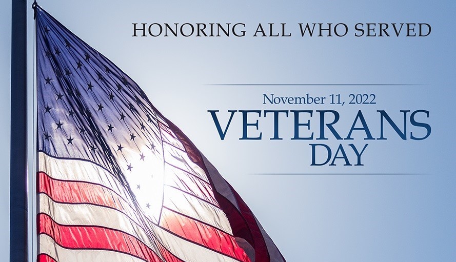 Winning design selected in the 2022 Veterans Day poster contest