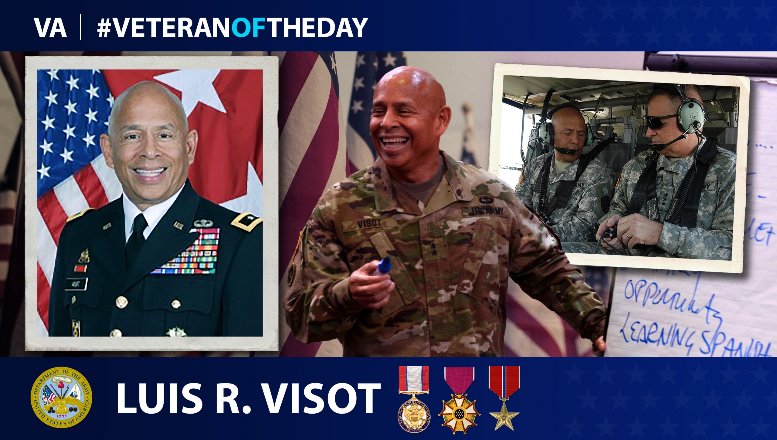 Army Veteran Luis R. Visot is today's Veteran of the Day.