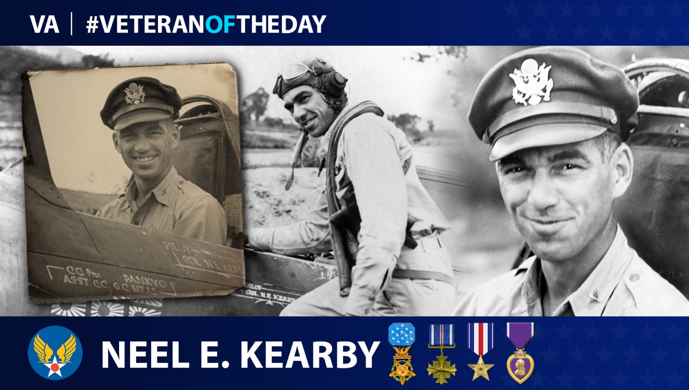 Army Air Forces Veteran Neel E. Kearby is today’s Veteran of the Day.