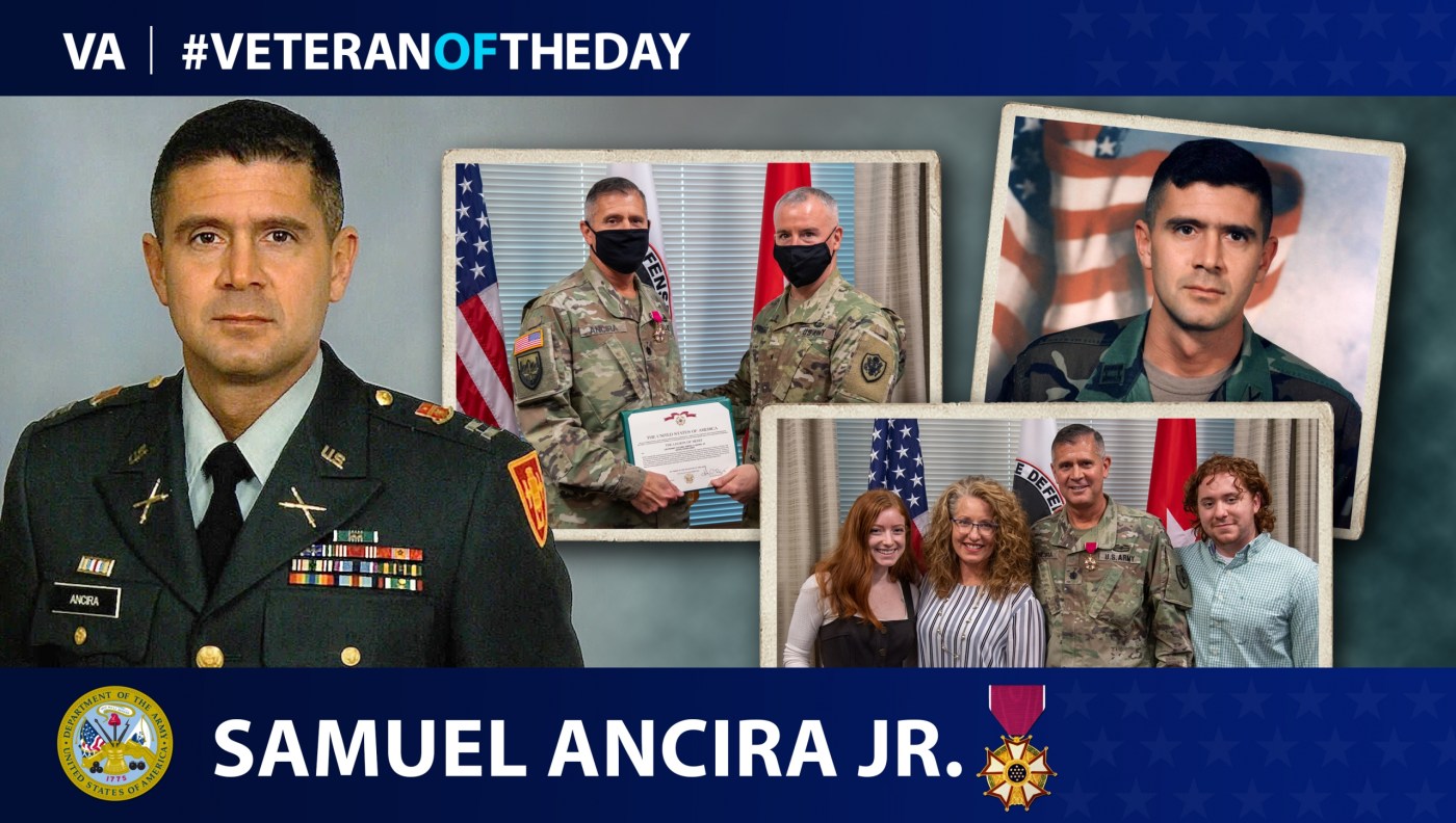 Army Veteran Samuel Ancira Jr. is today’s Veteran of the Day.