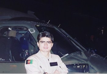 Afghan pilot Shahpur Pazhman