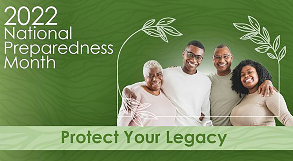National Preparedness Month Logo, Protect Your Legacy