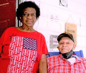 Senior Veteran and his wife