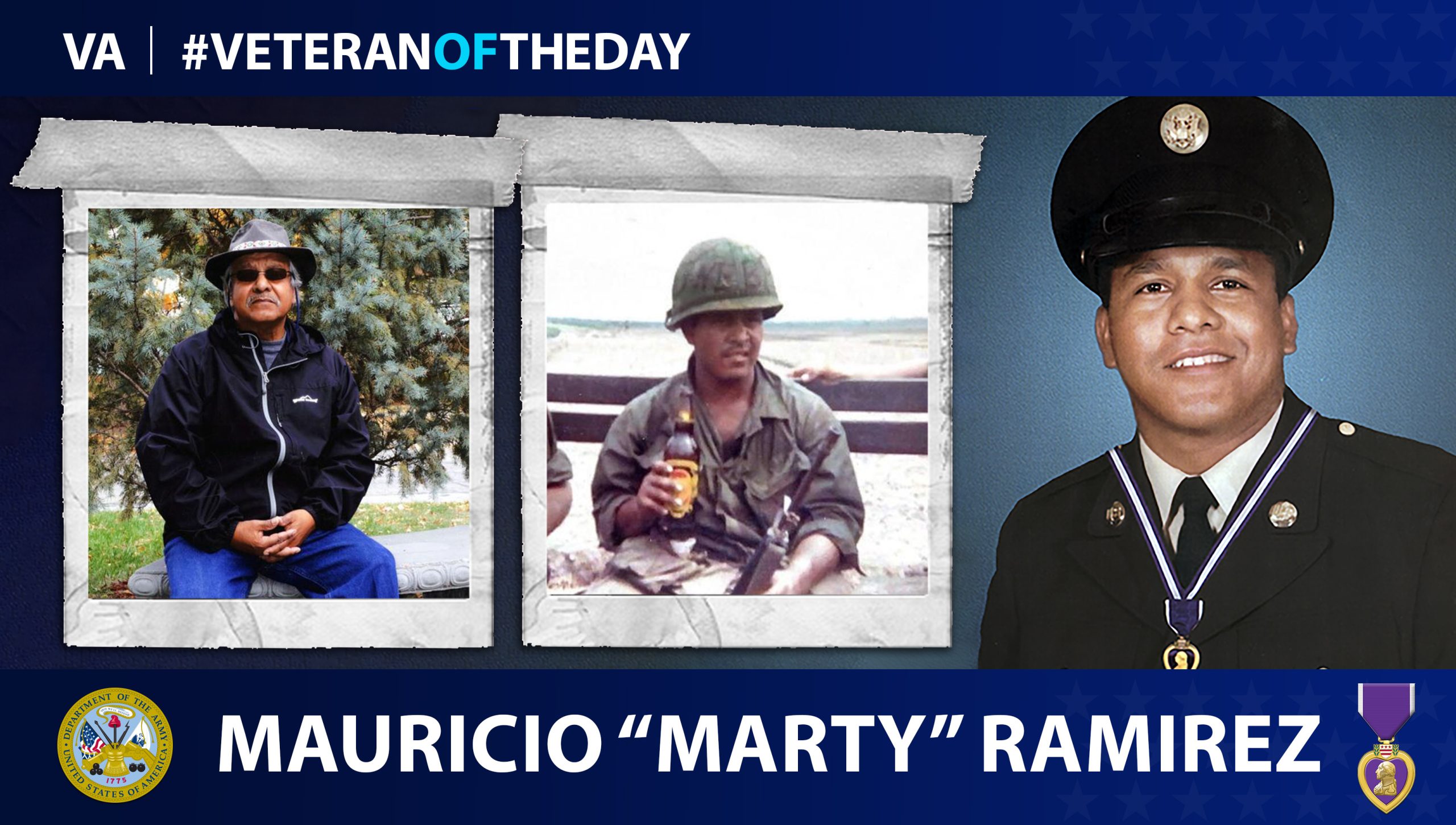 Army Veteran Mauricio “Marty” Ramirez is today's Veteran of the Day.