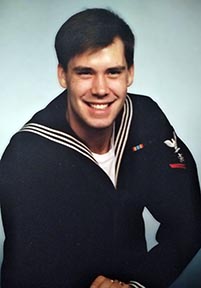 Navy Veteran in uniform