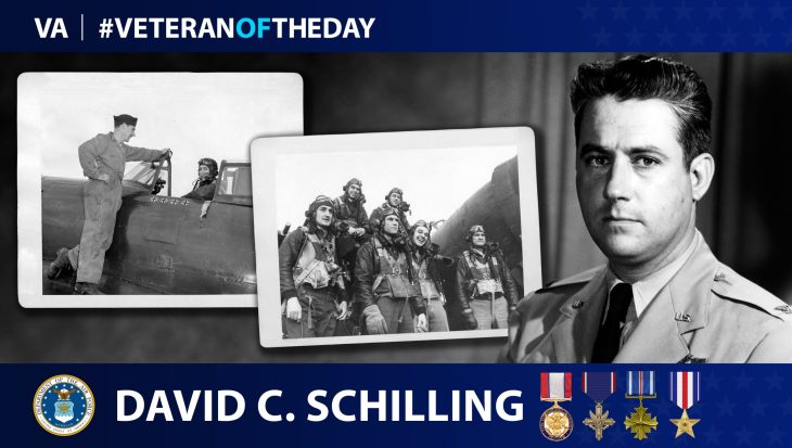 U.S. Army Air Corps Veteran David C. Schilling is today’s Veteran of the Day.