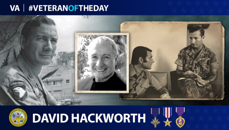 Army Veteran David Haskell Hackworth is today’s Veteran of the Day.