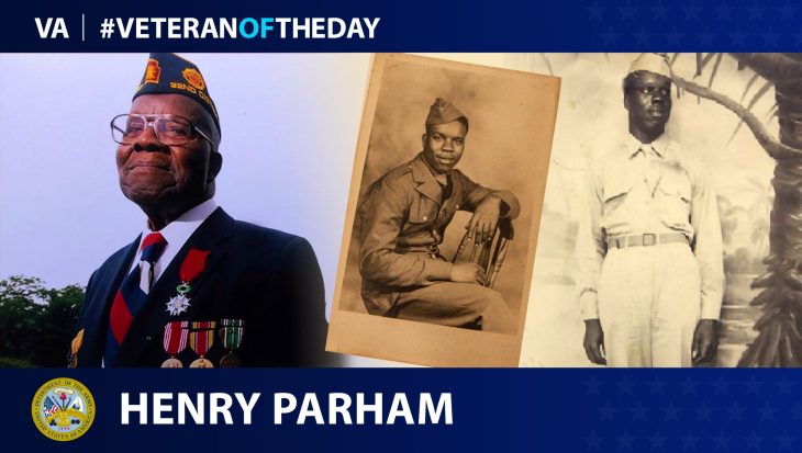 Army Veteran Henry Parham is today’s Veteran of the Day.