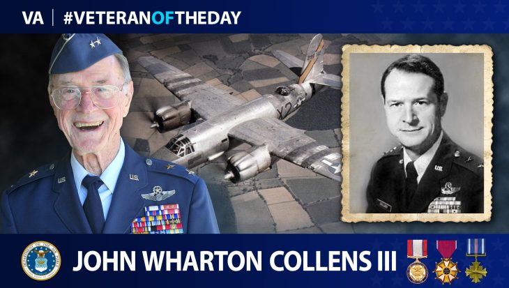 Air Force Veteran John W. Collens III is today's Veteran of the Day.