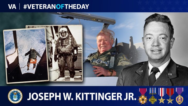 Air Force Veteran Joseph W. Kittinger Jr. is today’s Veteran of the Day.