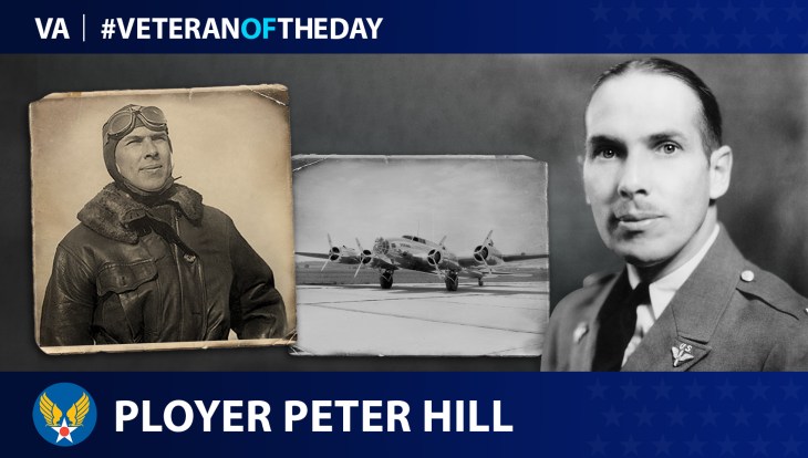 Army Air Corps Veteran Ployer Peter Hill is today’s Veteran of the Day.