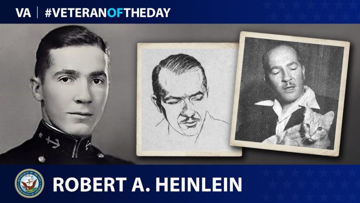 Navy Veteran Robert A. Heinlein is today’s Veteran of the Day.
