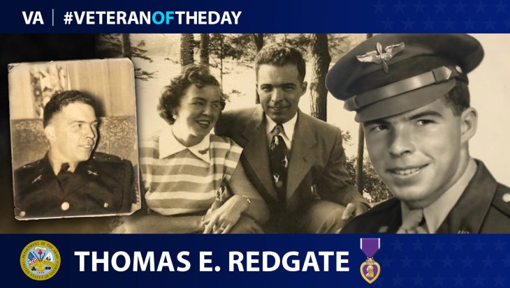 Army Veteran Thomas Redgate is today's Veteran of the Day.