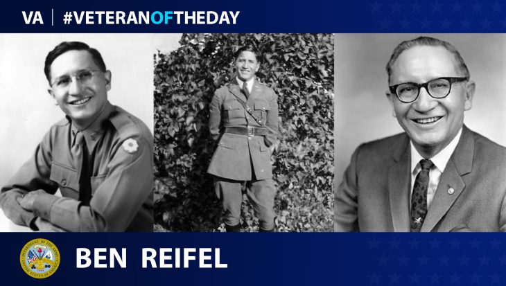 Army Veteran Ben Reifel is today’s Veteran of the Day.