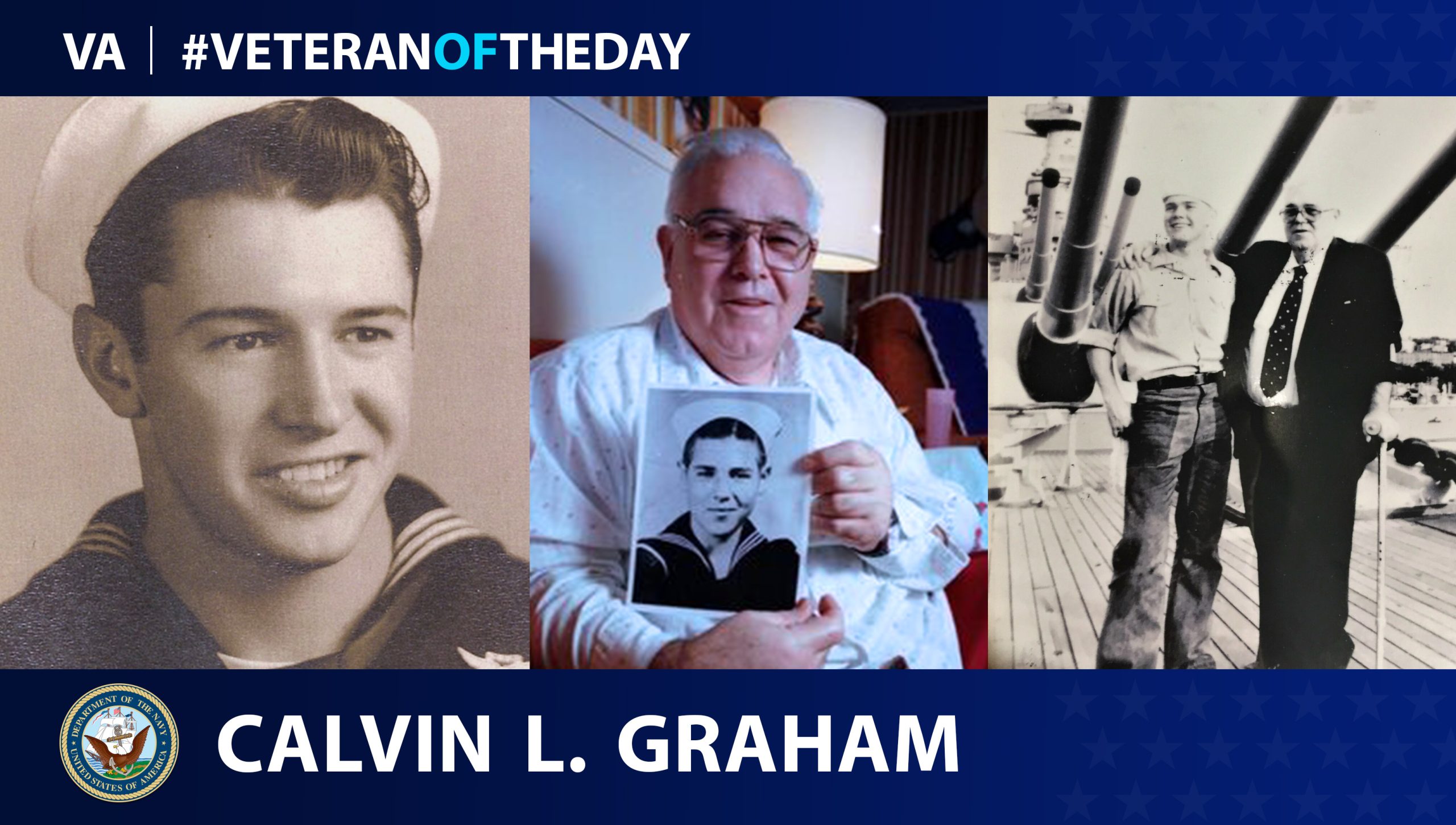 Navy Veteran Calvin L. Graham is today’s Veteran of the Day.