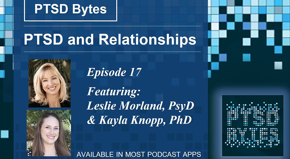 PTSD and relationships podcast banner